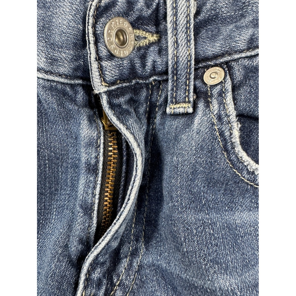 AG Adriano Goldschmied The Piper Crop Jeans Sz 29 Blue Slouchy Slim Capri USA - Picture 11 of 12
